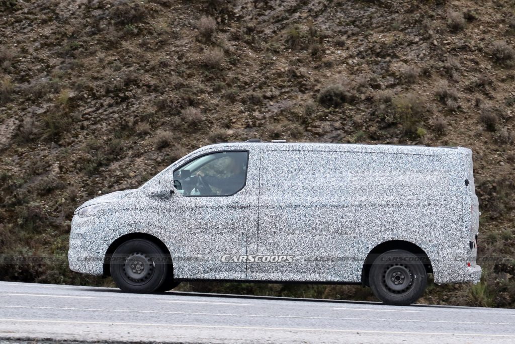 2024 Ford Transit Custom Spied With Production Body | Carscoops