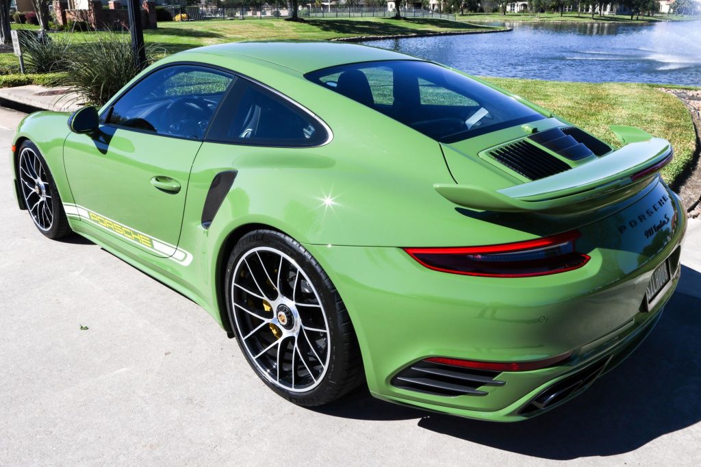 This Gorgeous Olive Green Porsche 911 Turbo S Just Sold For $205,000 ...