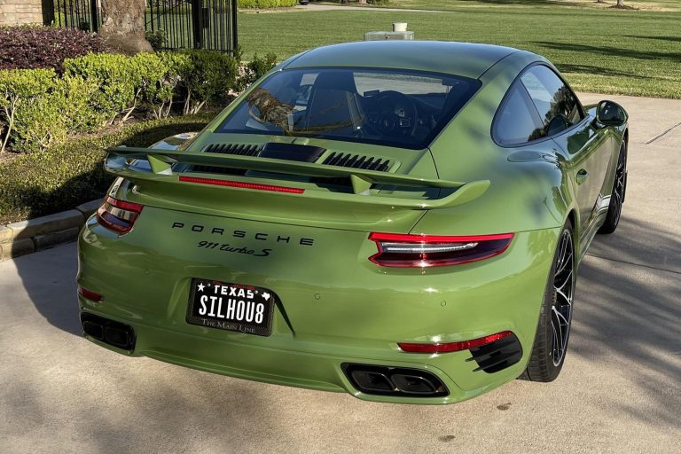 This Gorgeous Olive Green Porsche 911 Turbo S Just Sold For $205,000 ...