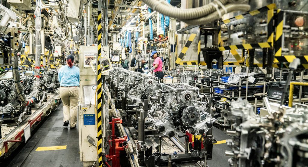  Toyota Invests $383 Million Into U.S. Four-Cylinder Engine Production