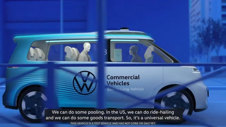 VW ID. Buzz AD Prototype Autonomously Travels The Streets Of Munich ...