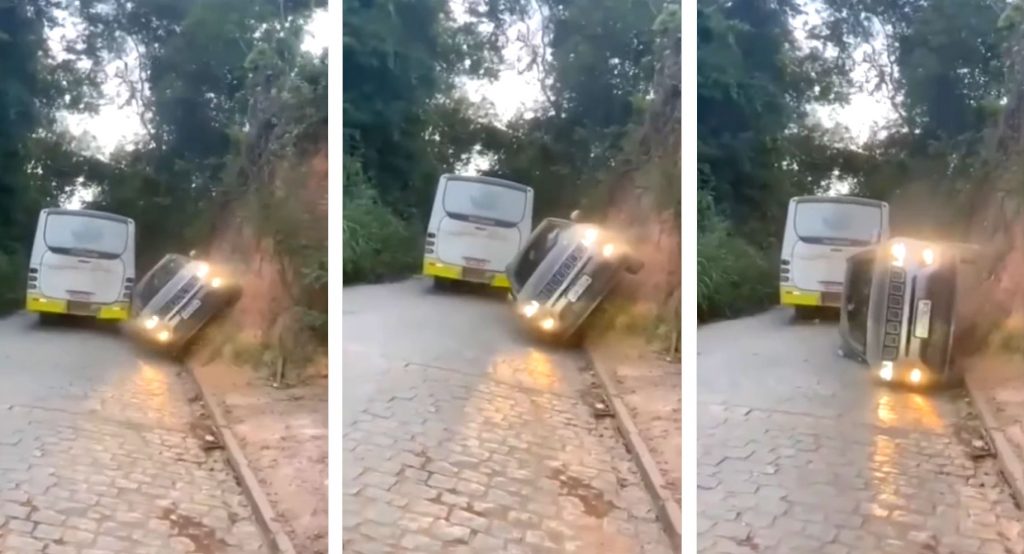  Compass Driver Does A Jeep Thing And Tumbles Over, You Wouldn’t Understand