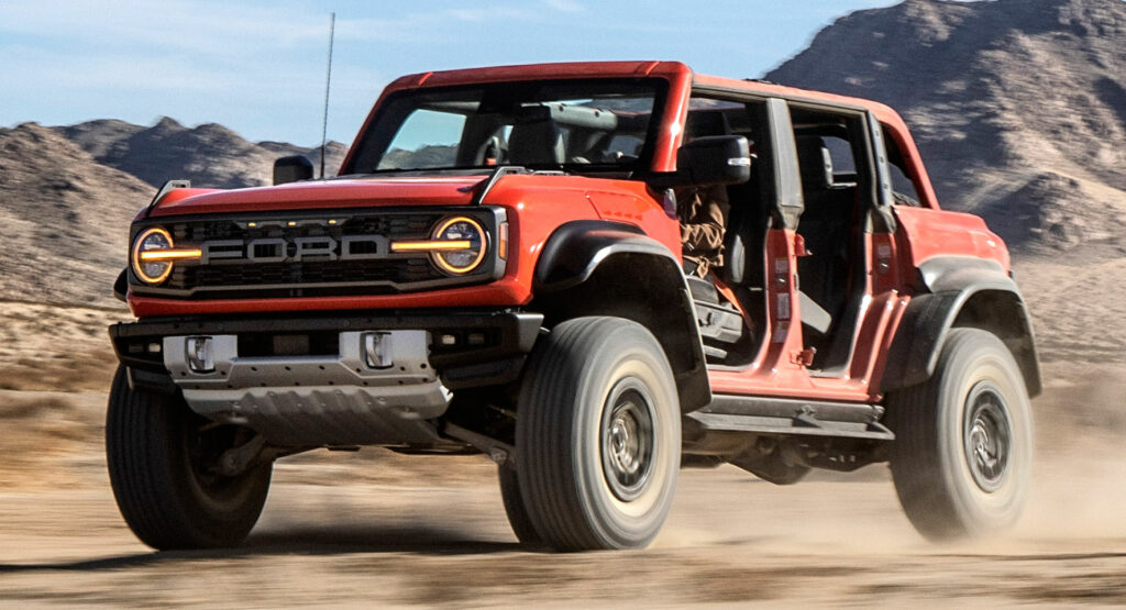  2022 Ford Bronco Raptor Officially Rated At 418 HP And 440 LB-FT Of Torque