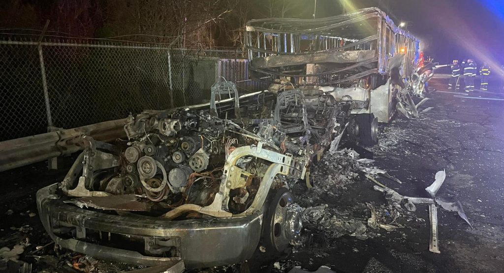  Here’s What Happened To The Lucid Air That Burned While Being Transported In Massachussets