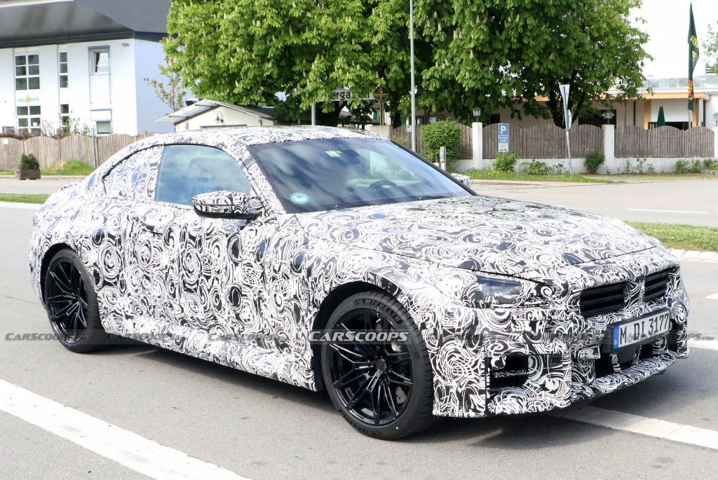 2023 BMW M2 Shows Off Massive Interior Displays In Latest Spy Shots ...