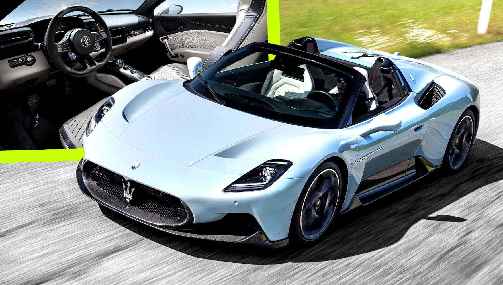 2023 Maserati MC20 Cielo Spyder Gets Retractable Glass Roof That