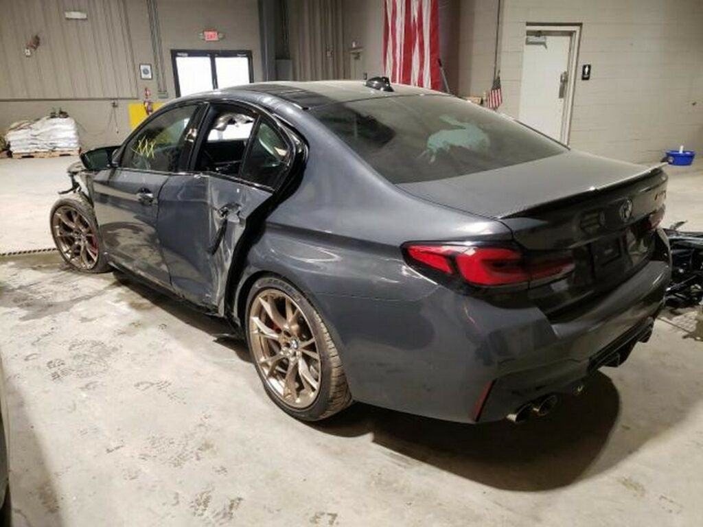 What Would You Do With This Wrecked 1-Of-1000 2022 BMW M5 CS? | Carscoops