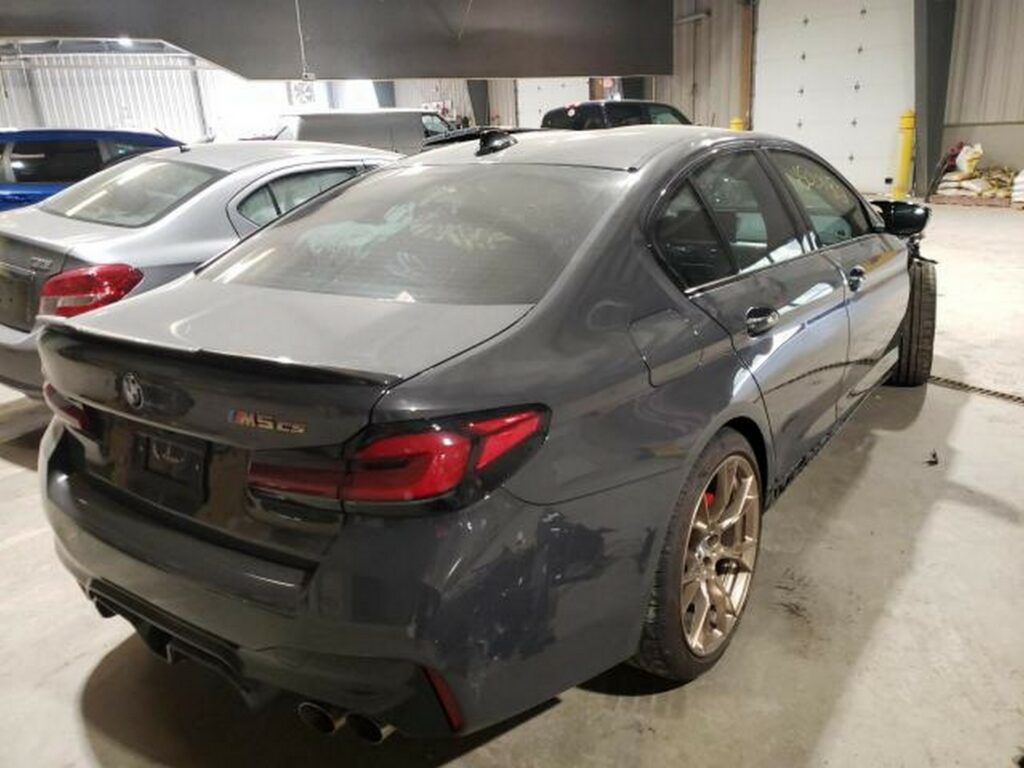 What Would You Do With This Wrecked 1-Of-1000 2022 BMW M5 CS? | Carscoops