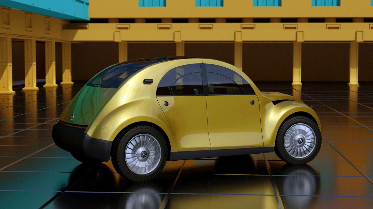 Citroën 2CV Independent Design Study Proposes A Minimalist Electric ...