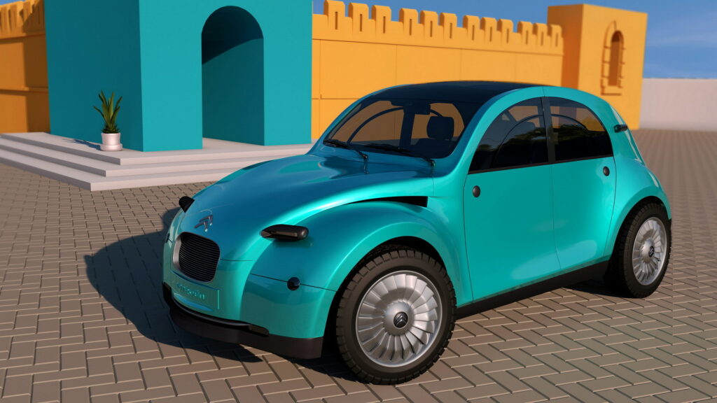 Citroën 2CV Independent Design Study Proposes A Minimalist Electric ...