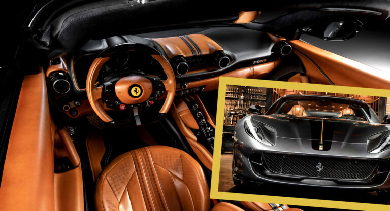 Carlex Design Leathers Up Ferrari 812 GTS In Kudu And Buffalo Hides ...