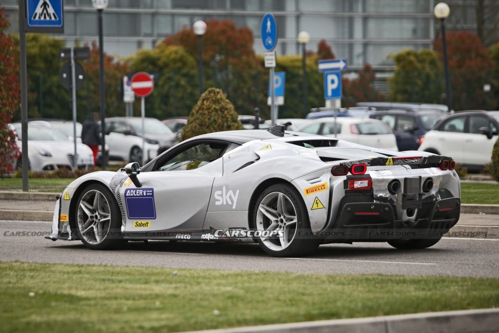 Is There A 2023 Ferrari SF90 Speciale Under That Mask? | Carscoops