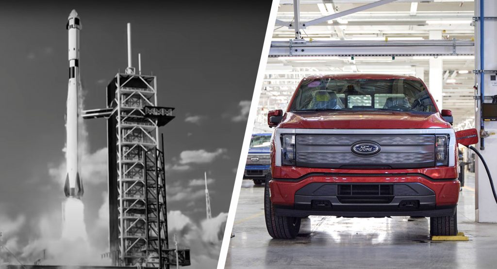  Ford Touts $50 Billion Investment In EVs, Suggests Musk Wants To “Fly Away” In A Spaceship When Things Get Hard