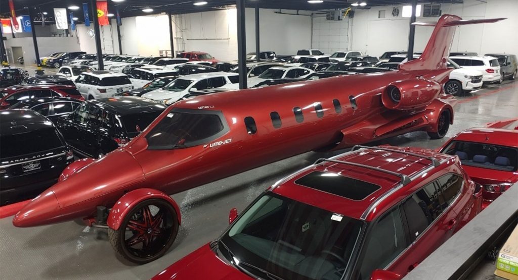  A Mitsubishi Car Dealer In Chicago Is Selling A $3.79M Limo Jet