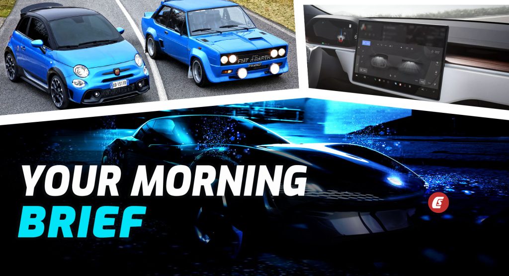  Fisker Ronin GT Teaser, 2023 Abarth 695 Tributo 131 Rally, And Tesla’s Swivel Screen: Your Morning Brief