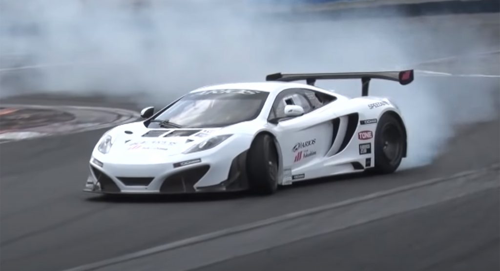 Polish Racer Performs Record Breaking 144 MPH Drift In 1,000 HP BMW…Using  His Feet