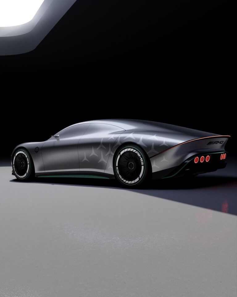 Mercedes Vision AMG Concept Previews Porsche Taycan Electric Sedan ...