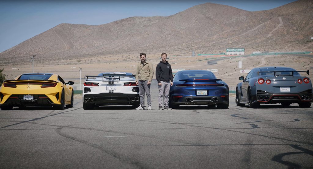  Can A NISMO GT-R, Acura NSX Type S, Or C8 ‘Vette Keep Up With A Porsche 911 Turbo S?