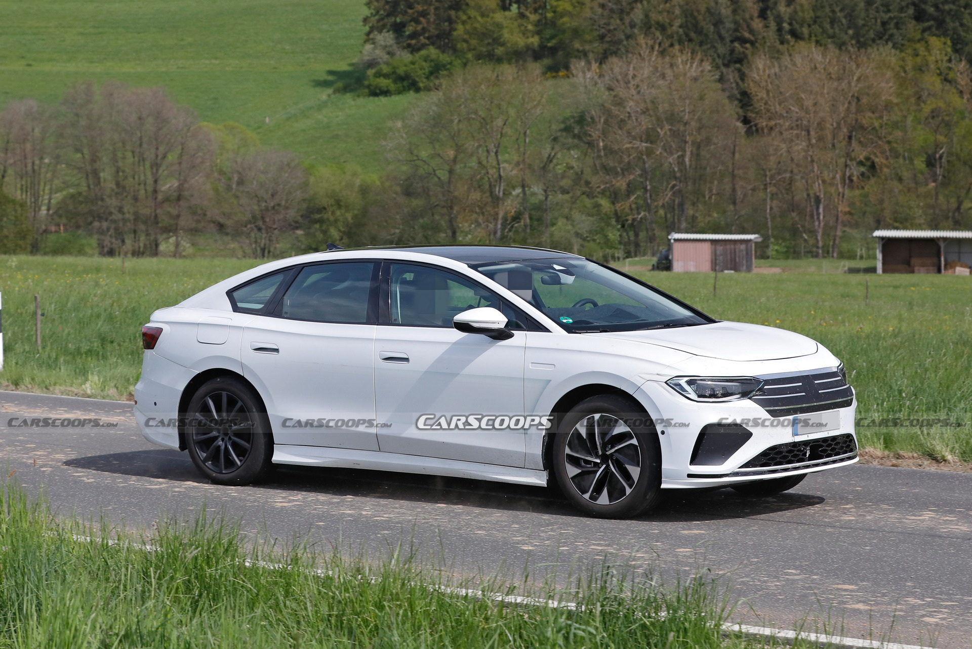 VW Aero B Electric Sedan Spotted Again Testing Out On German Roads ...