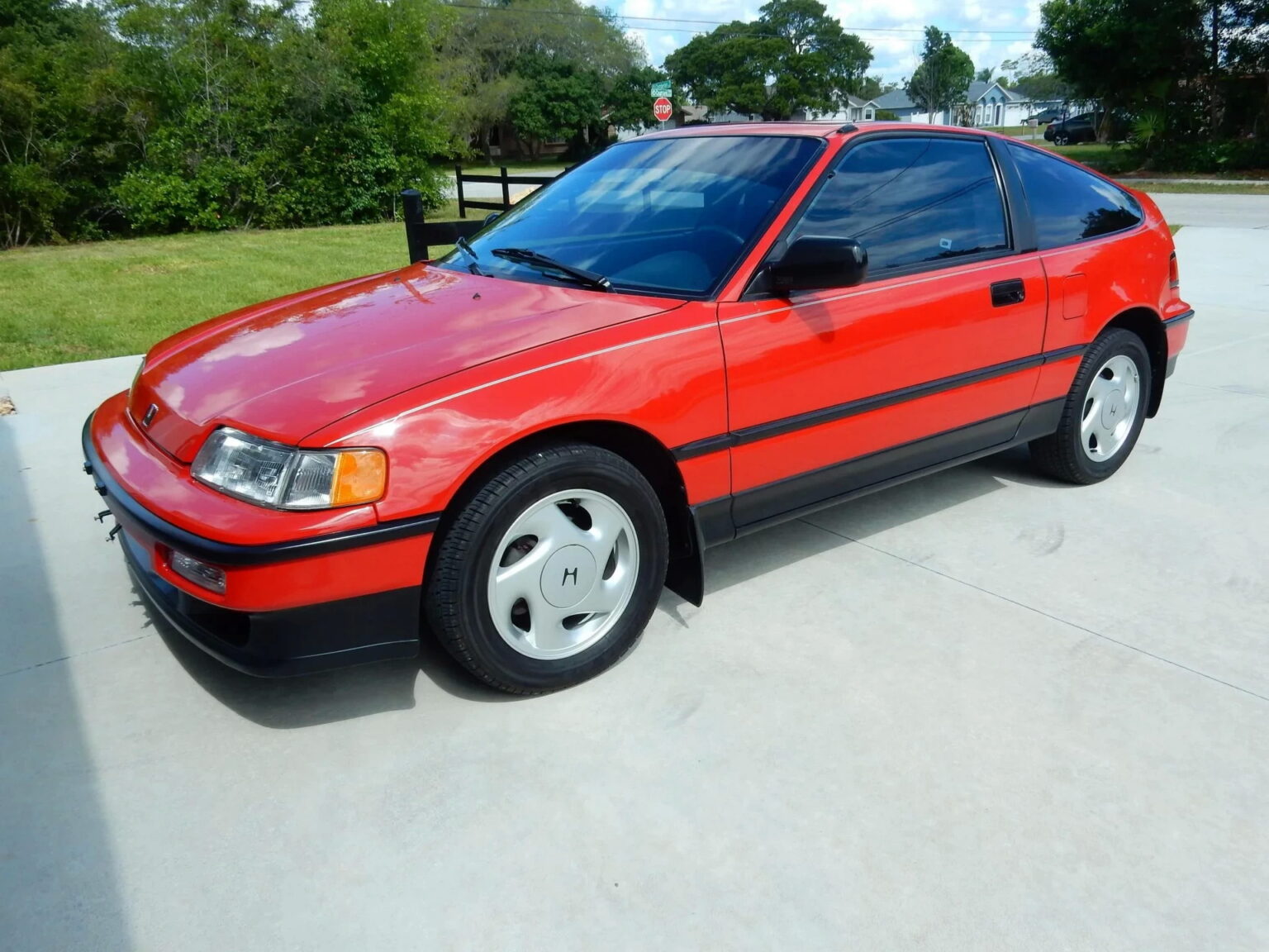 This 1990 Honda CRX Si With Only 12k Miles Sold For $40,000 | Carscoops