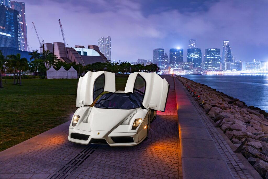 World’s Only White Ferrari Enzo Has Come Out Of Hiding And Is Hitting ...