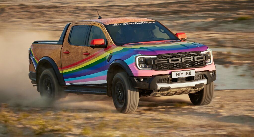 Ford Is Bringing A New “Very Gay” Raptor At Goodwood Carscoops