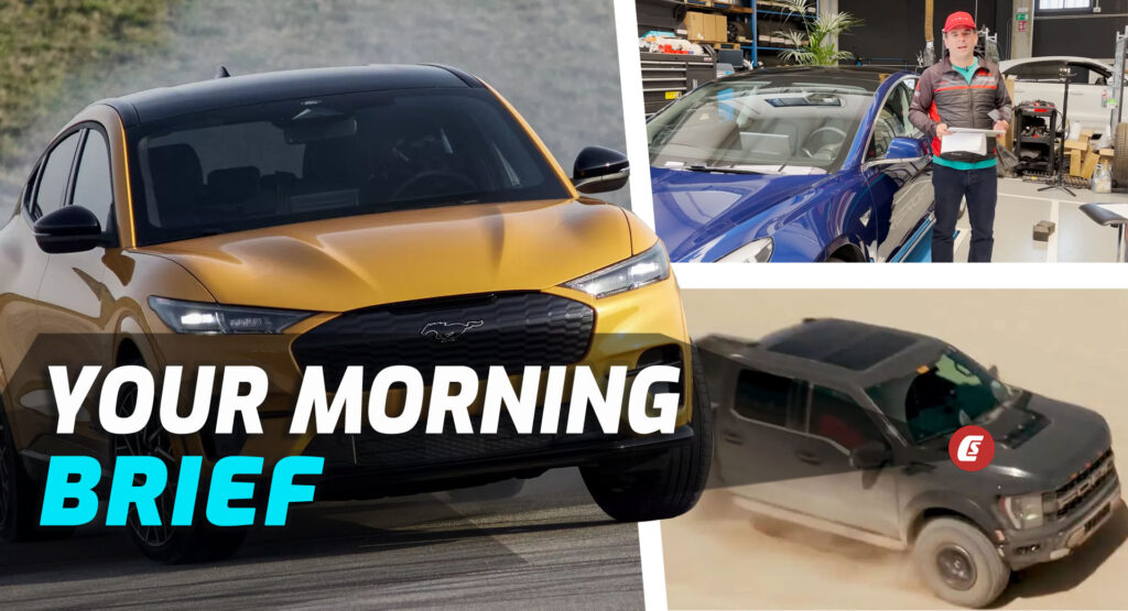  Ford Mach-E Stop-Sale, 2023 Ford Raptor Teaser, And Spanish Mechanic Wins Tesla Lawsuit: Your Morning Brief