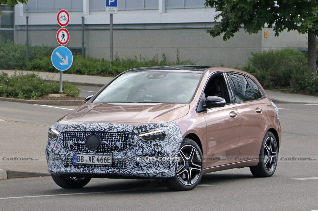 Mercedes B-Class Facelift Spied, Will Probably Be The Last Of Its Kind ...