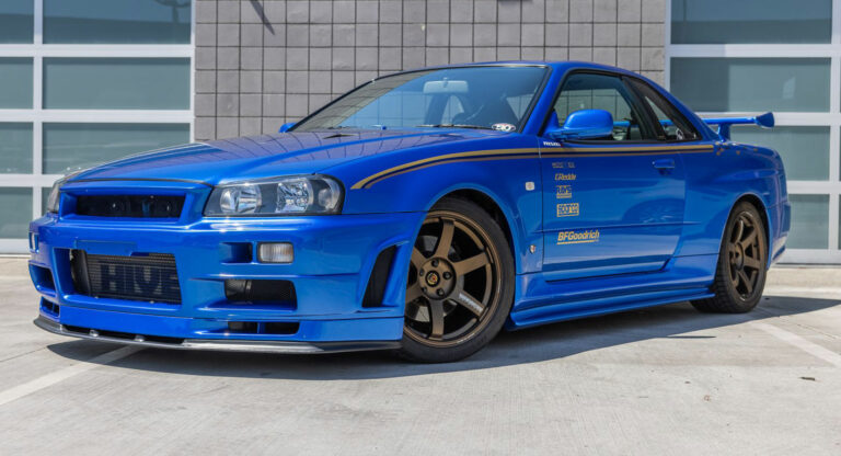 Nissan Skyline R34 GT-R V-Spec II Driven By Paul Walker Is A True ...