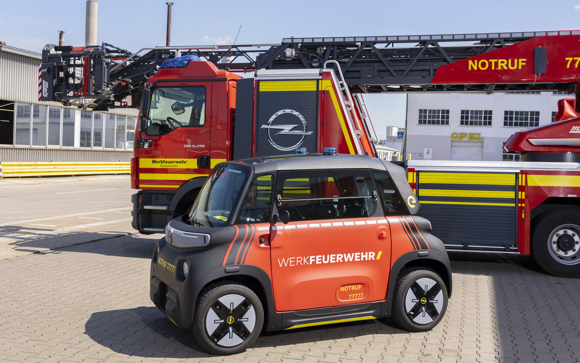 Opel’s Tiny Rocks-e EV Joins The Fire Brigade In Germany | Carscoops