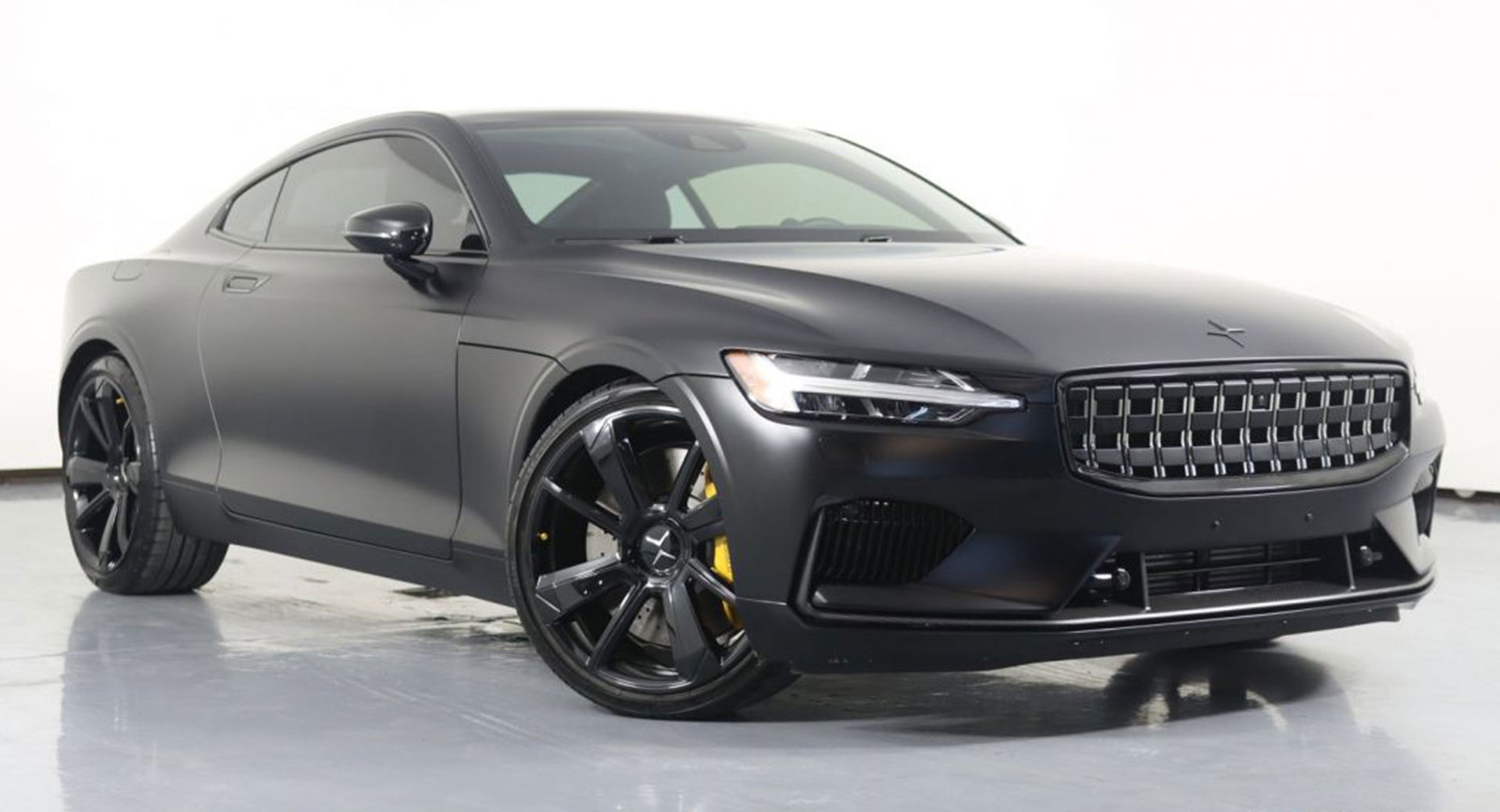 black polestar car