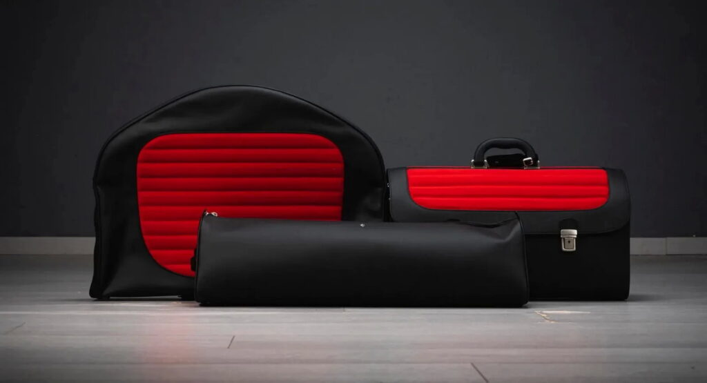 Puma Ferrari Backpack Med Black Nylon zip close | eBay