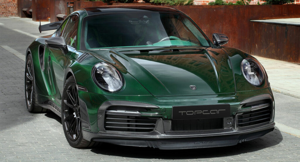 This Porsche 911 Turbo S From TopCar Is Wearing Nothing But Green ...