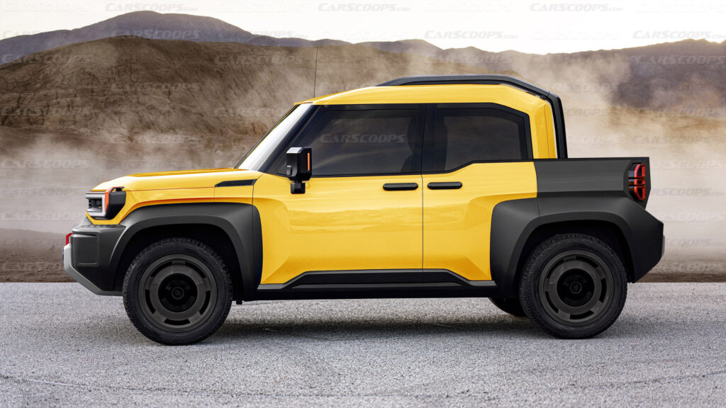 Toyota Compact Cruiser EV Looks Awesome In Pickup Form | Carscoops