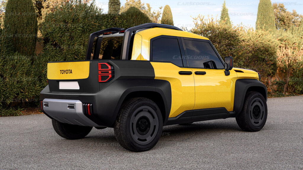 Toyota Compact Cruiser EV Looks Awesome In Pickup Form | Carscoops