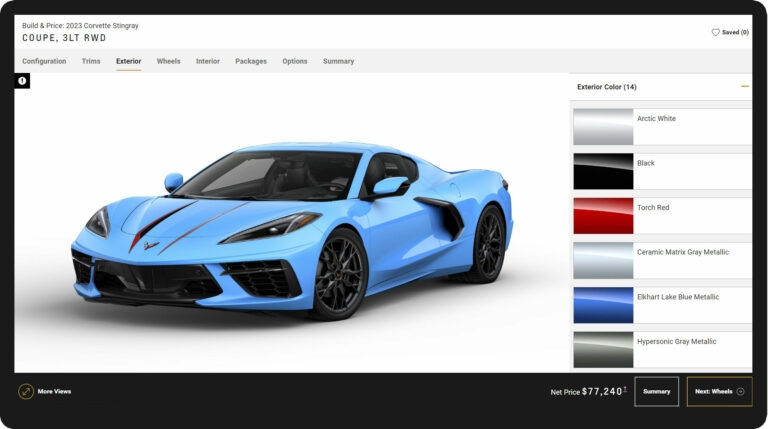 2023 Chevrolet Corvette C8 Brings Updated Online Configurator For Your ...