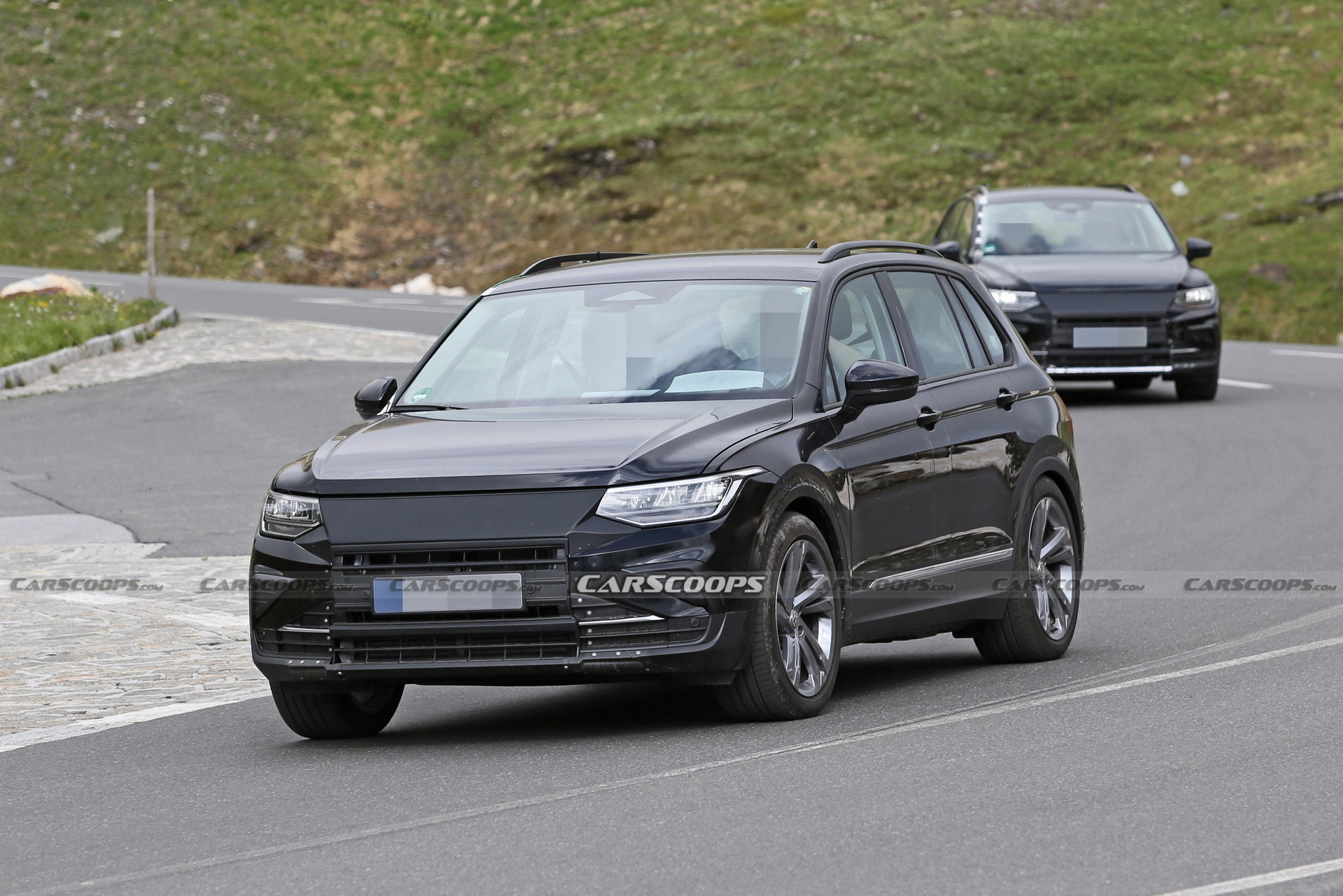 VW Tiguan EV Mules Spied In Current Model’s Clothing With Covered ...