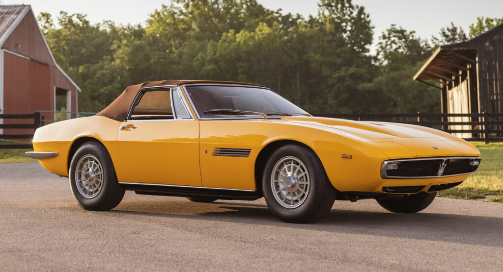  The Very First 1968 Maserati Ghibli Spyder Prototype Is Being Sold In Monterey