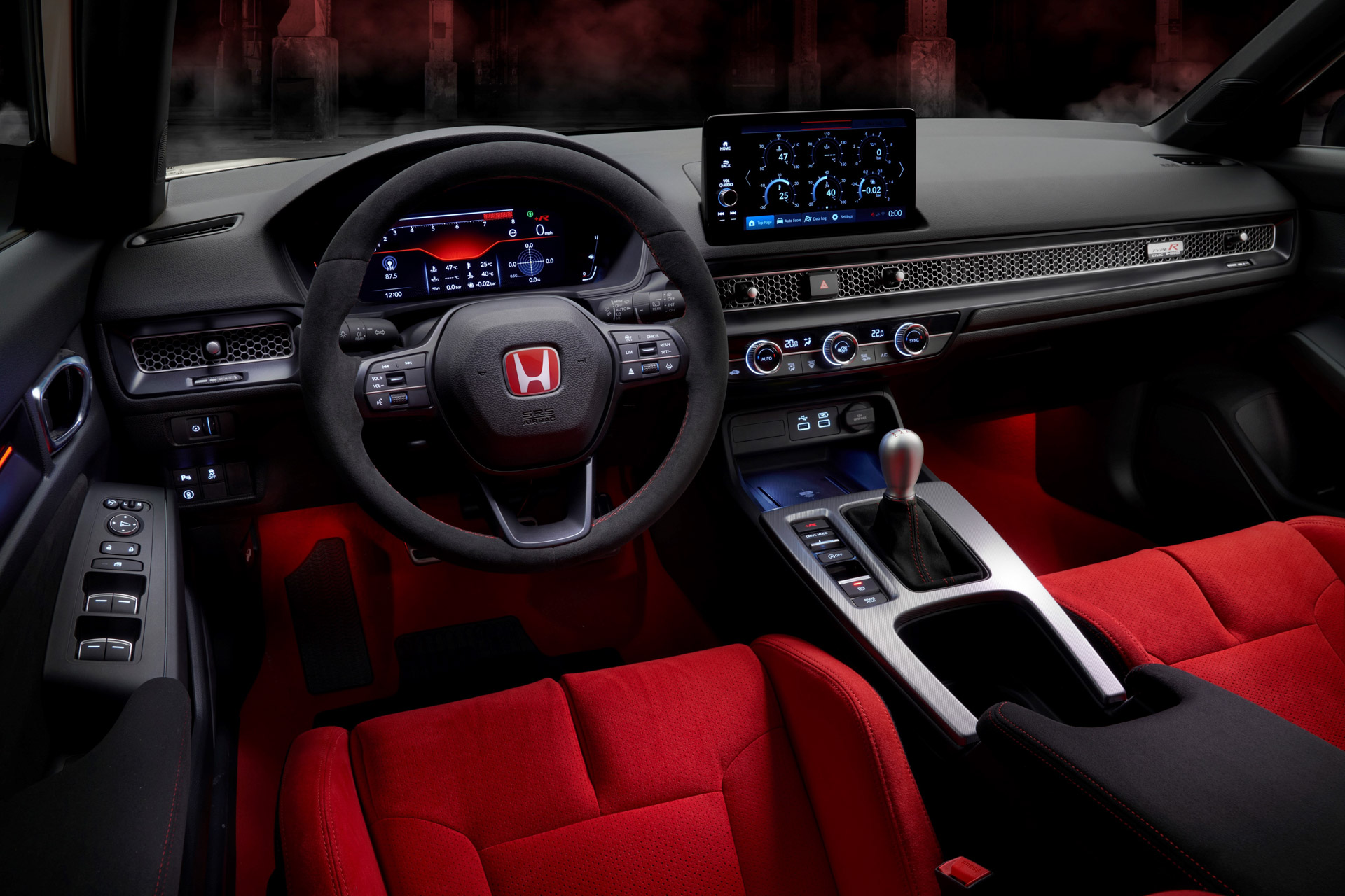 2023 Honda Civic Type R Says Round Steering Wheels Rule | Carscoops