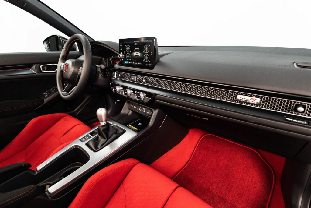 2023 Honda Civic Type R Red Leather Wrapped Shift Knob - 08U92-T60-110