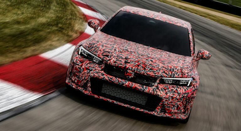 2023 Honda Civic Type R Prototype Tackles Mid-Ohio, Production Model ...