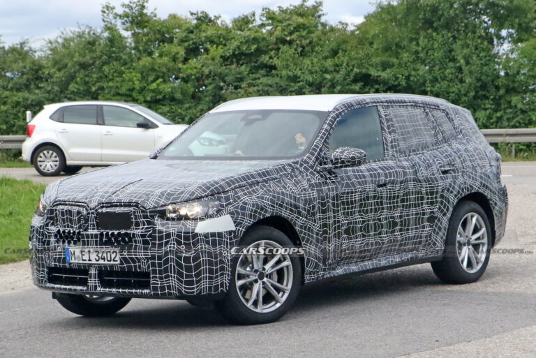 2024 BMW X3 Spied Again Still Wearing Heavy Camouflage | Carscoops