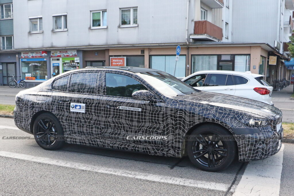 2024 BMW 5 Series Spied Wearing Production Headlights And Taillights   BMW 5 Series Scoop Production Lights 6 1024x684 