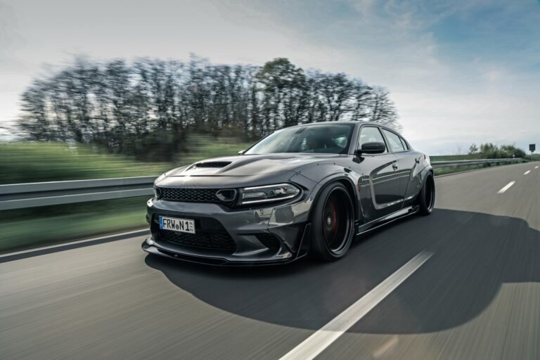 This Tuned Dodge Charger Hellcat Is Wider Than A Lamborghini Aventador ...