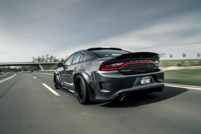 This Tuned Dodge Charger Hellcat Is Wider Than A Lamborghini Aventador ...