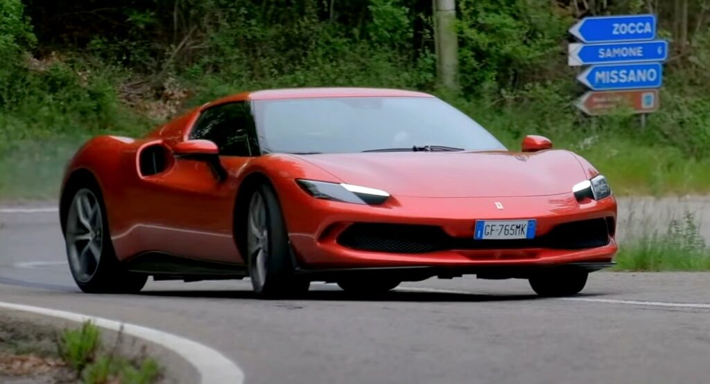  Watch The Hybrid Ferrari 296 GTB Being Driven The Way It Was Meant To