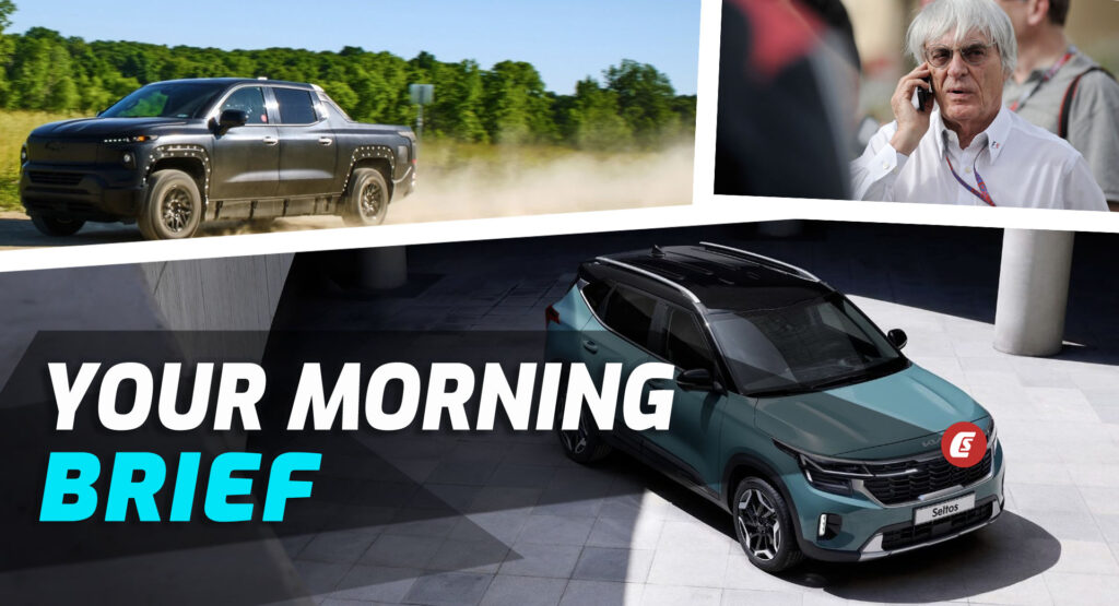  2023 Kia Seltos, 2023 Chevrolet Silverado EV, And Ecclestone Backs Putin: Your Morning Brief