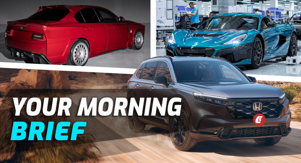  2023 Honda CR-V, 2023 Rimac Nevera, And Alfa Romeo Giulia ErreErre Fuoriserie: Your Morning Brief