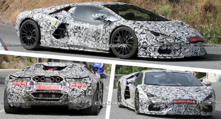 Get A Closer Look To The Lamborghini Aventador’s Electrified Successor ...