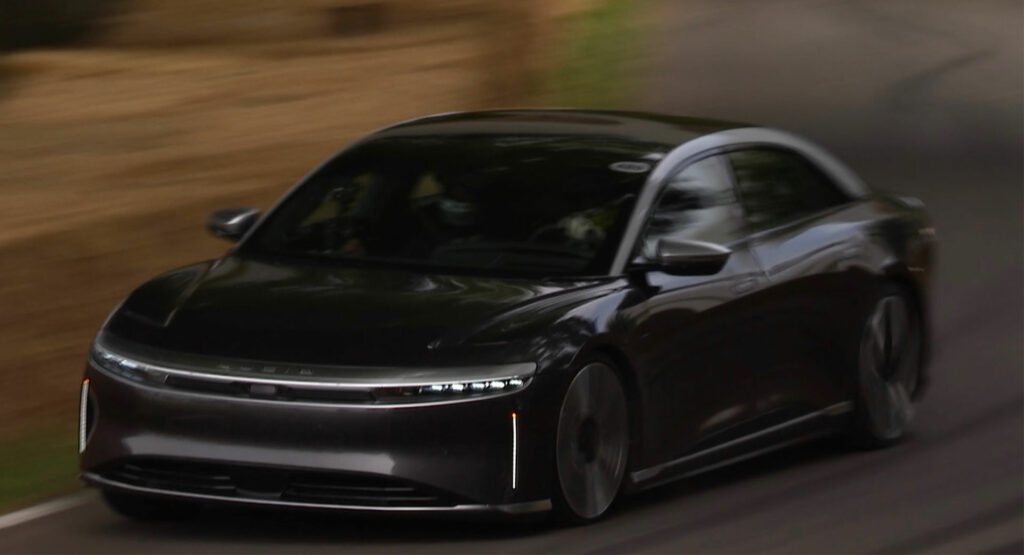  The Lucid Air Was The Fastest Production Car At This Year’s Goodwood Hillclimb